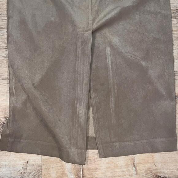 Karen Scott Stretch long skirt size 14 slit up back - Picture 8 of 8